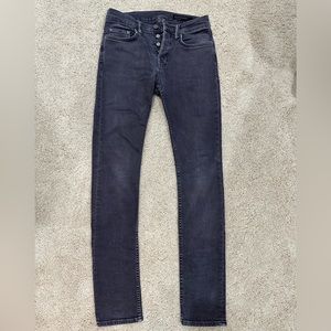 All Saints Cigarette Skinny Jeans Size 28 Washed Black